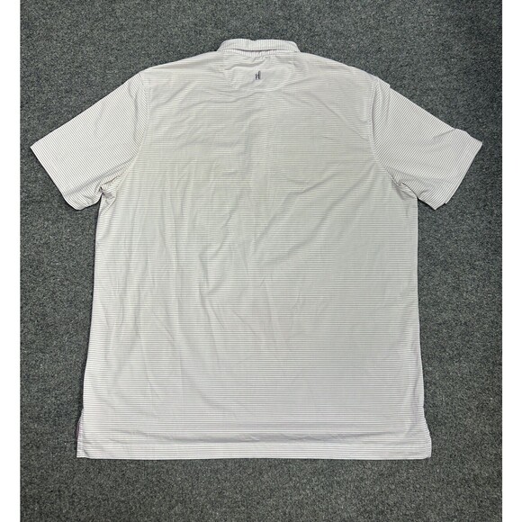 Johnnie-O Golf Polo Shirt Men's XL Short Sleeve Striped Hangin Out Surfing - Picture 7 of 7